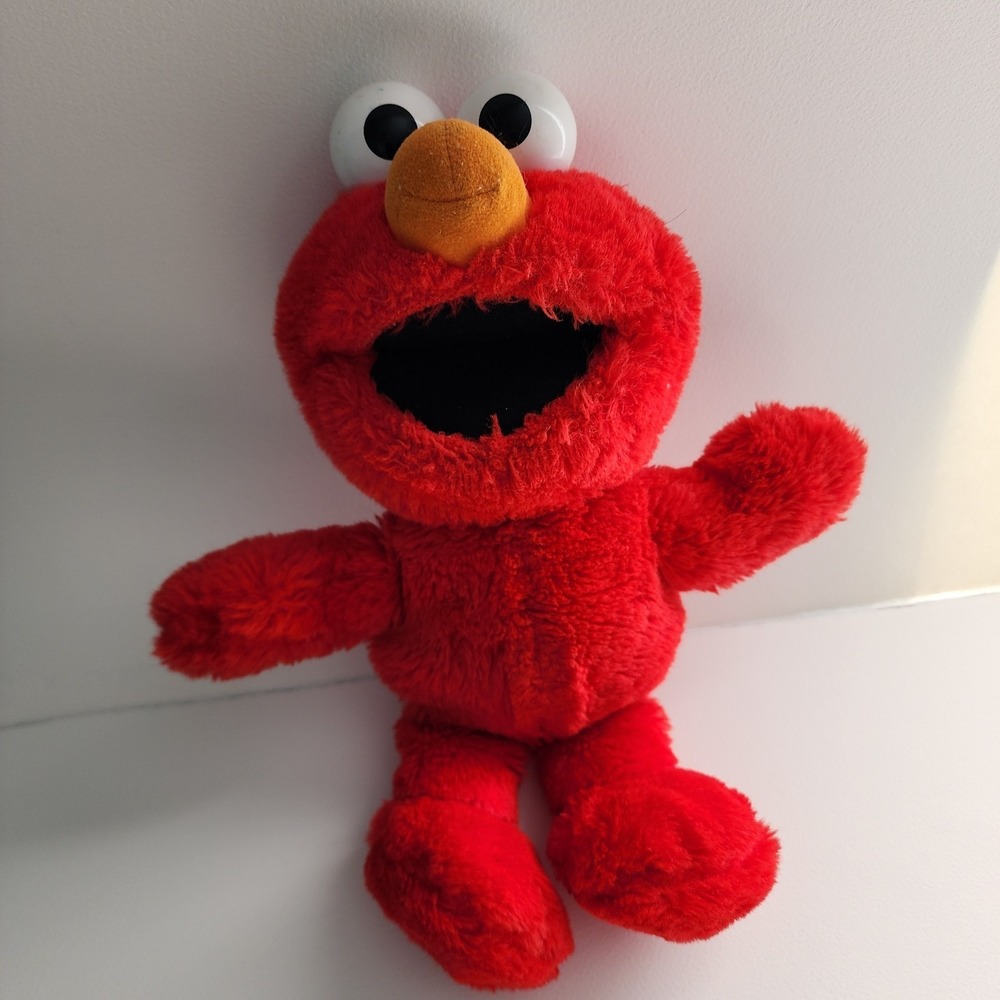 VINTAGE 1995 TYCO Sesame Street Tickle Me Elmo Original Plush‎ No Mechanism READ